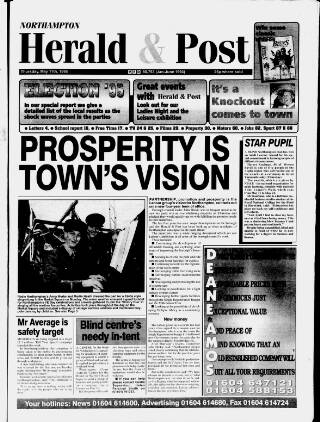 cover page of Northampton Herald & Post published on May 11, 1995