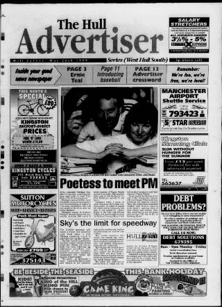 cover page of West Hull Advertiser published on May 26, 1999