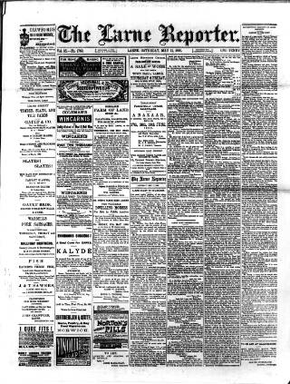 cover page of Larne Reporter and Northern Counties Advertiser published on May 11, 1895