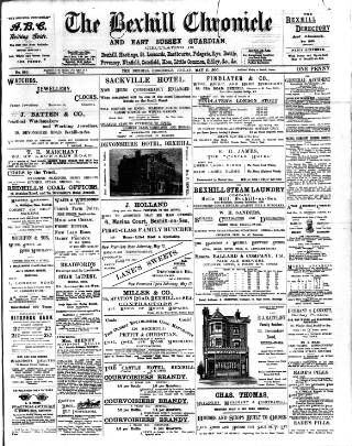 cover page of Bexhill-on-Sea Chronicle published on May 11, 1900