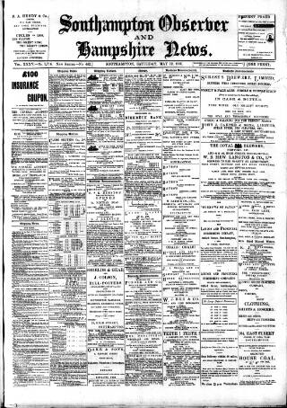 cover page of Southampton Observer and Hampshire News published on May 12, 1900