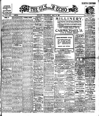 cover page of Ulster Echo published on May 11, 1904