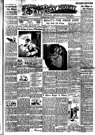 cover page of Ireland's Saturday Night published on May 11, 1940
