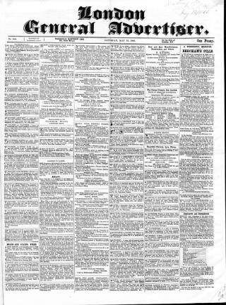 cover page of Morning Mail (London) published on May 12, 1866