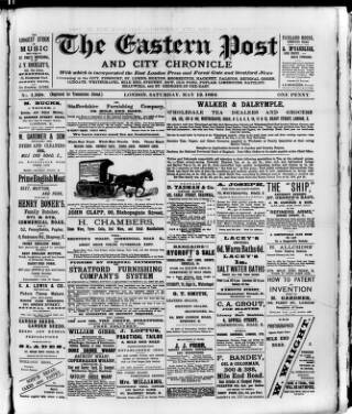 cover page of Eastern Post published on May 12, 1894