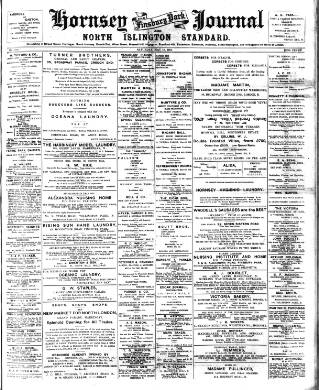 cover page of Hornsey & Finsbury Park Journal published on May 11, 1901