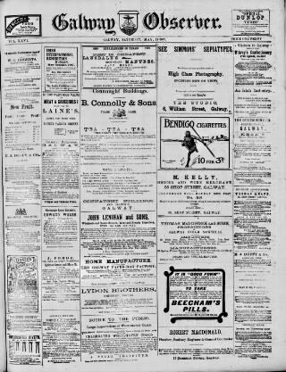 cover page of Galway Observer published on May 11, 1907