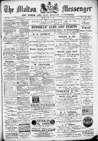 cover page of Malton Messenger published on May 11, 1889