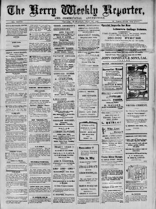 cover page of Kerry Reporter published on May 11, 1907