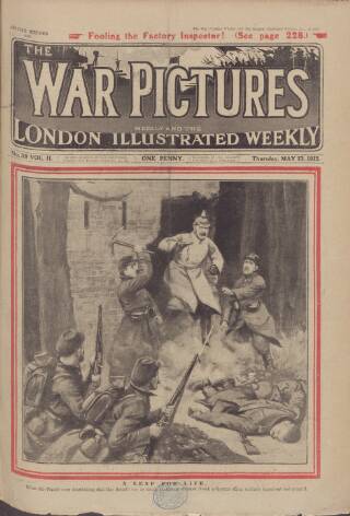 cover page of War Pictures Weekly and the London Illustrated Weekly published on May 13, 1915