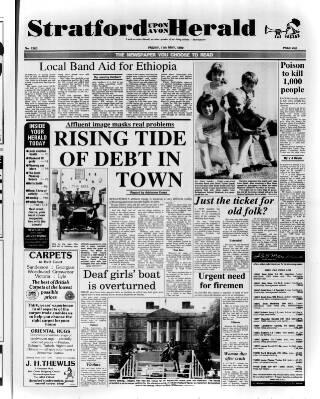 cover page of Stratford-upon-Avon Herald published on May 11, 1990