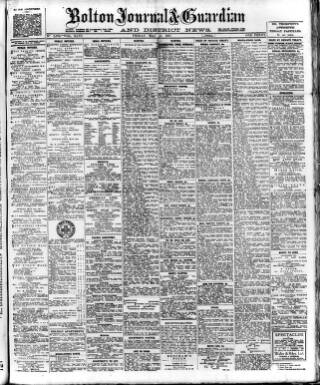 cover page of Bolton Journal & Guardian published on May 11, 1917