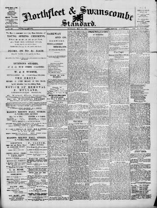 cover page of Northfleet and Swanscombe Standard published on May 11, 1901