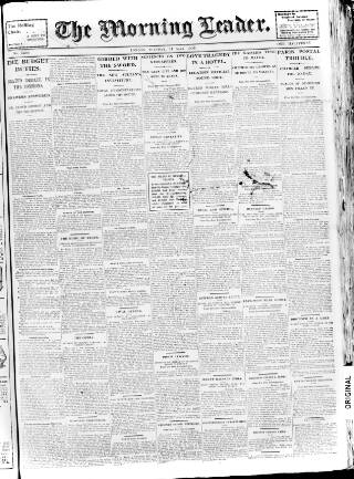 cover page of Morning Leader published on May 11, 1909