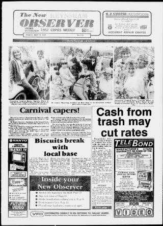 cover page of New Observer (Bristol) published on May 11, 1984
