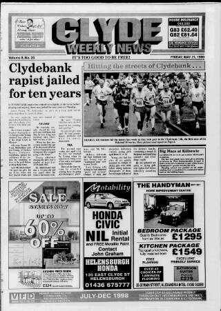 cover page of Clyde Weekly News published on May 21, 1999