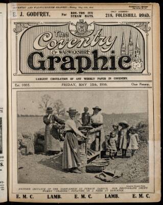 cover page of Coventry Graphic published on May 12, 1916