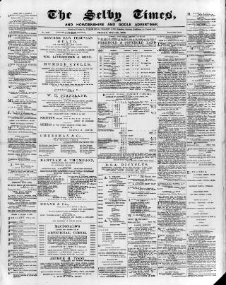 cover page of Selby Times published on May 11, 1906
