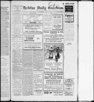 cover page of Halifax Daily Guardian published on May 11, 1918