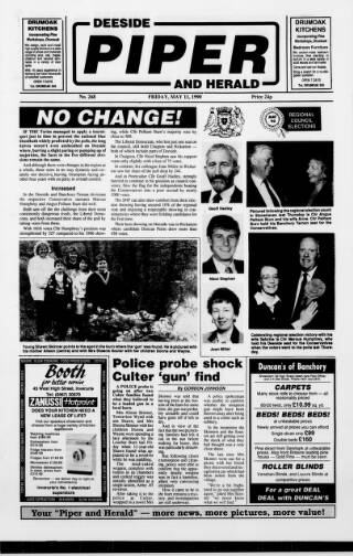 cover page of Deeside Piper published on May 11, 1990