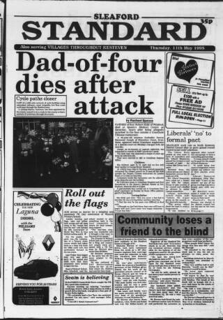 cover page of Sleaford Standard published on May 11, 1995