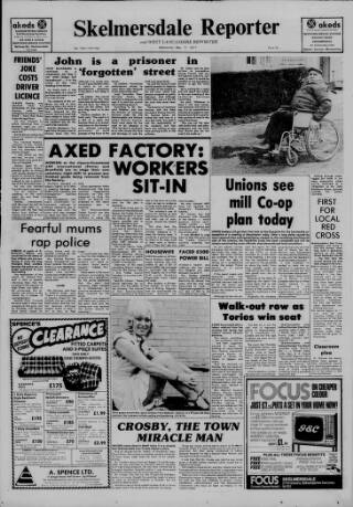 cover page of Skelmersdale Reporter published on May 11, 1977