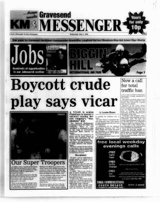 cover page of Gravesend Messenger published on May 6, 1998